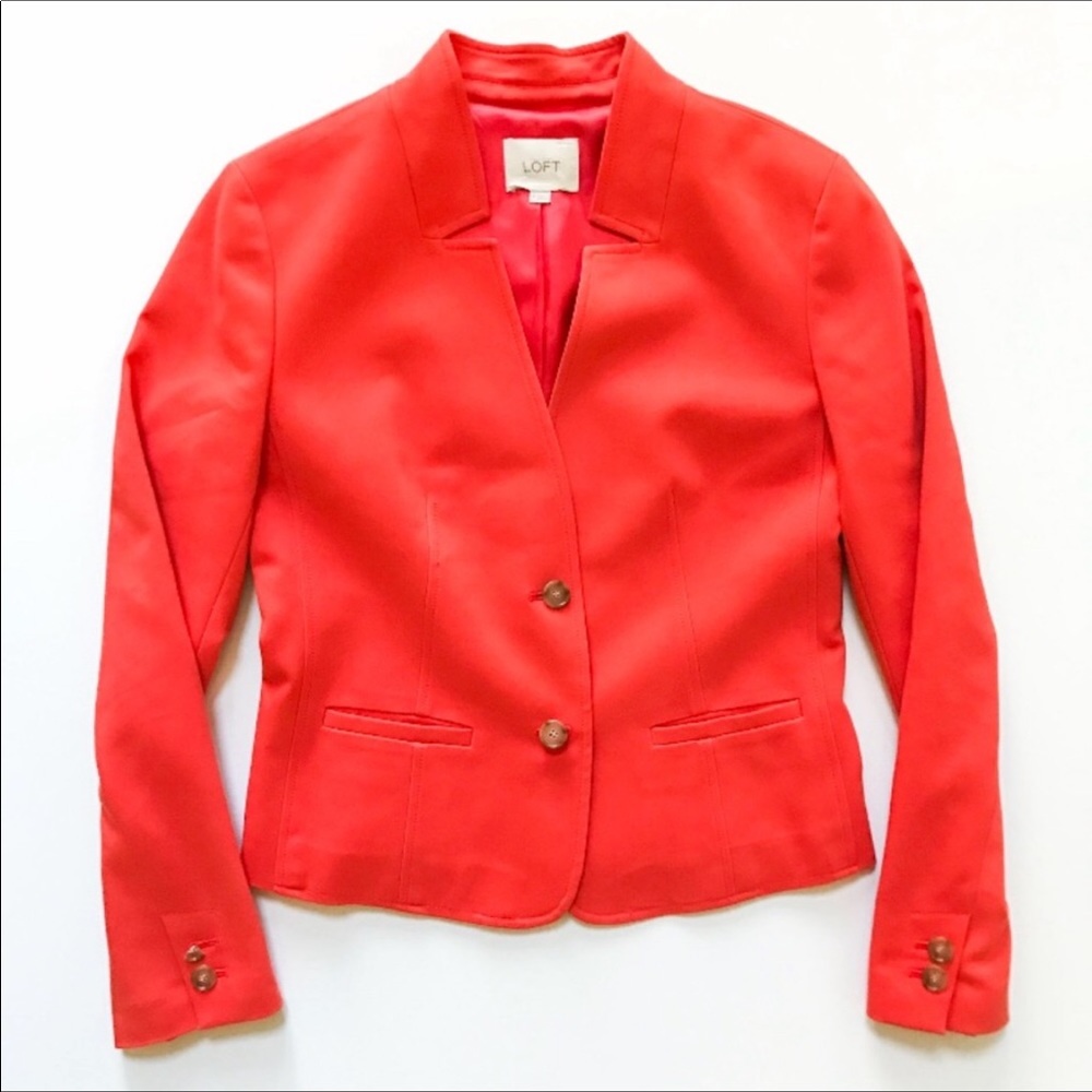 LOFT Orange Blazer